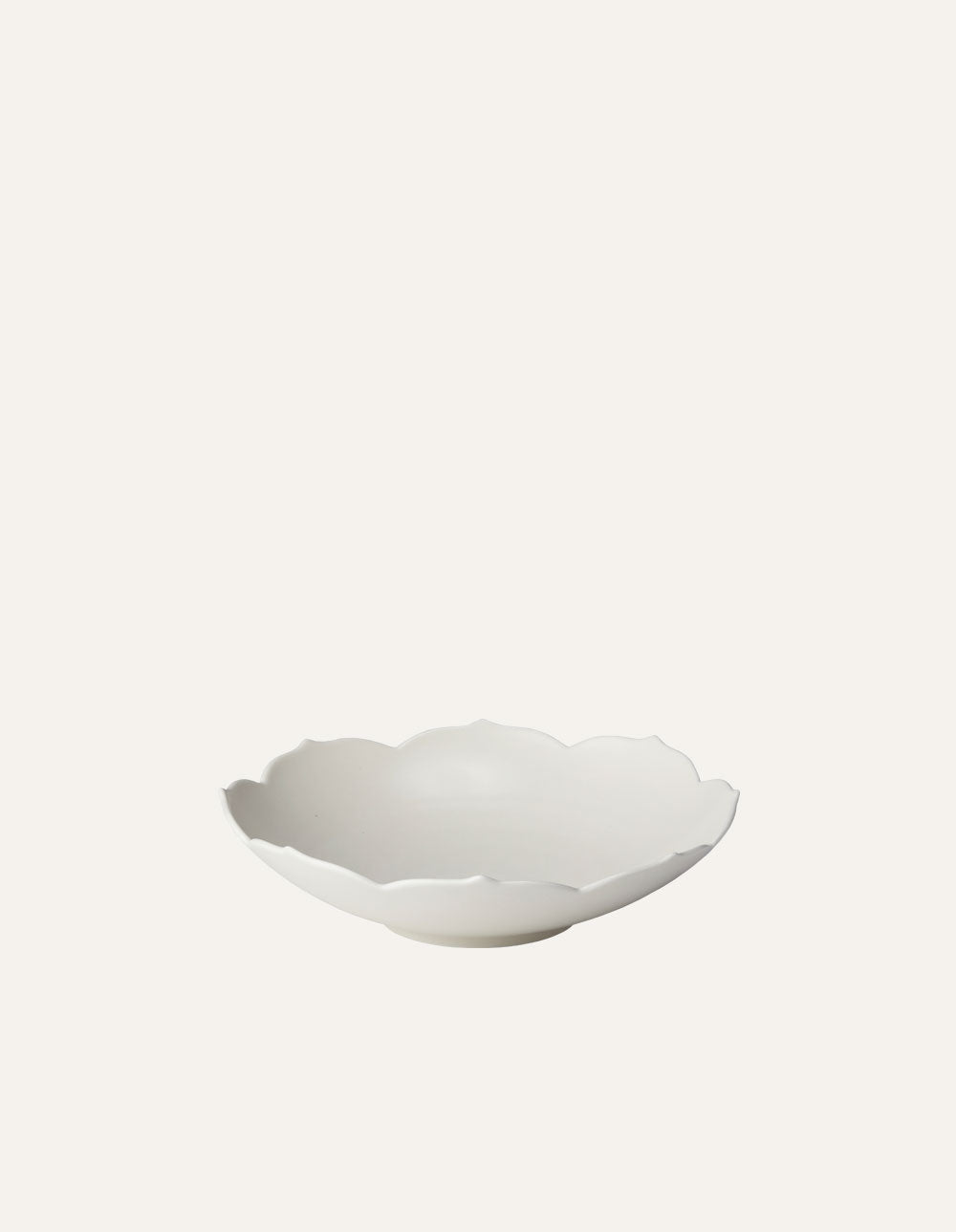Deep Plate 17cm Cream